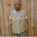 boys cotton short sleeve summer shirt